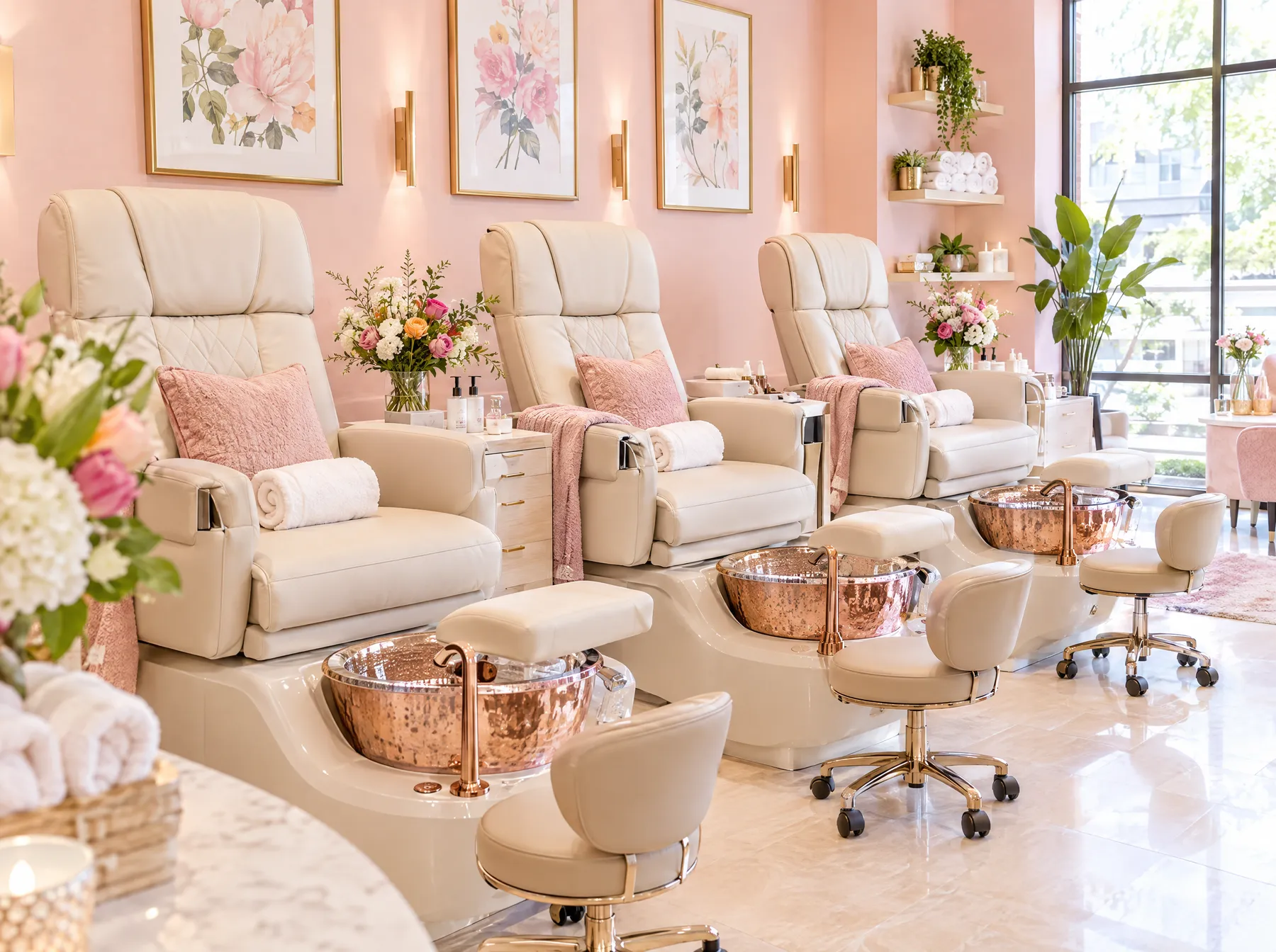 Les fauteuils de pédicure | Chez Naima Nail's